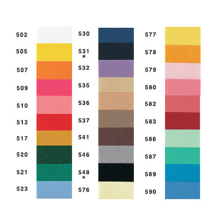 Japan │Captain 88 Bias Tape 滾邊包邊條 11mm x 2.75m (30色)