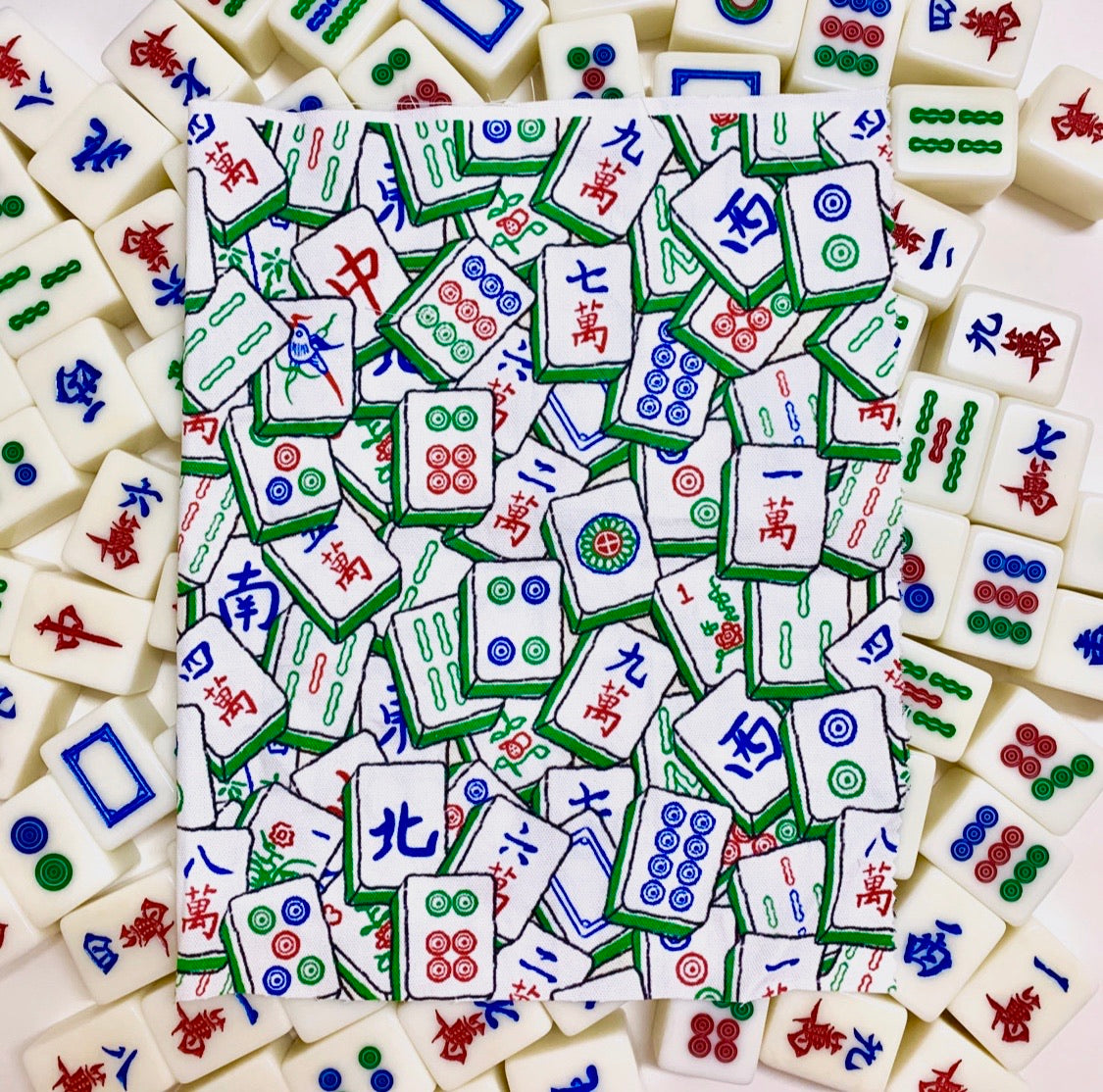 【K‧T FABRIC】密集麻雀mahjong cotton printed oxford 純棉