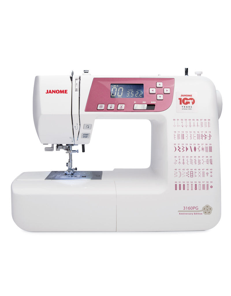日本Janome 100週年版 3160PG電腦型衣車