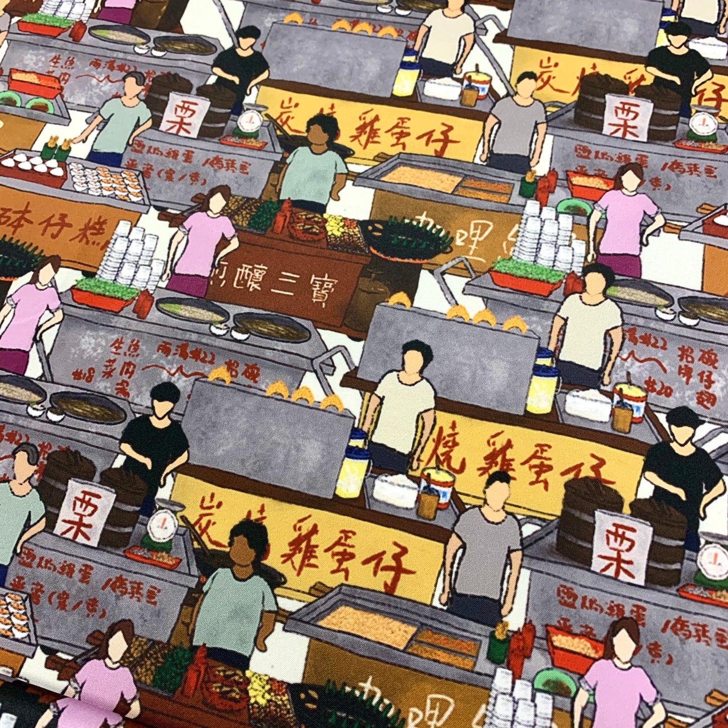 【K‧T FABRIC】車仔檔 mobile stalls waterproof fabric 防水布