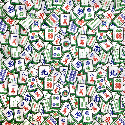 【K‧T FABRIC】密集麻雀 Mahjong waterproof fabric 防水布