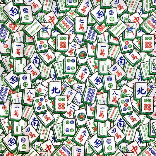 【K‧T FABRIC】密集麻雀 Mahjong waterproof fabric 防水布