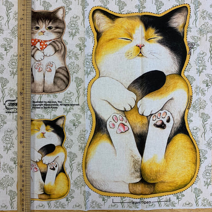 Unclecat 貓叔叔 | TWO CATS Volume.3 | cotton linen 棉麻