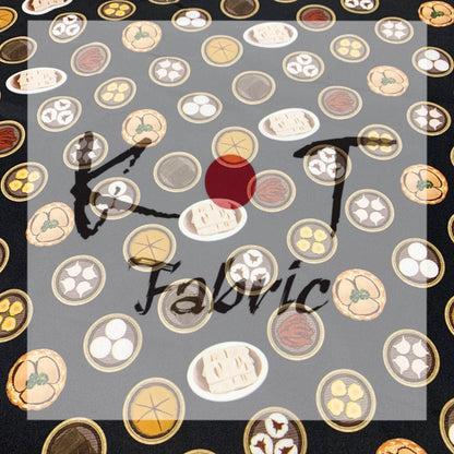 【K‧T FABRIC】懷舊點心dimsum cotton printed oxford 純棉