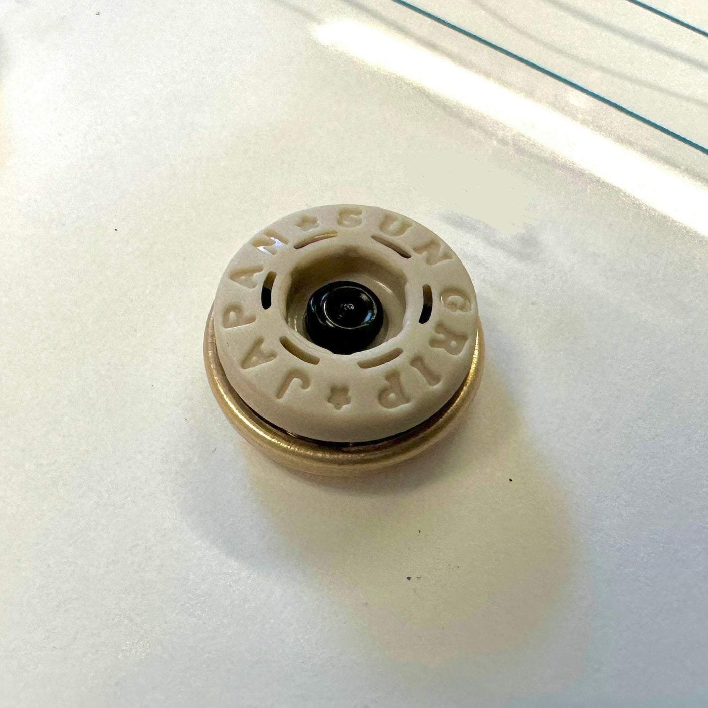 Metal color rubber snap press machine button 5 colors 13mm - 6 pairs 金屬色機用膠啪鈕 5色 13mm - 6對 (需使用打鈕機)