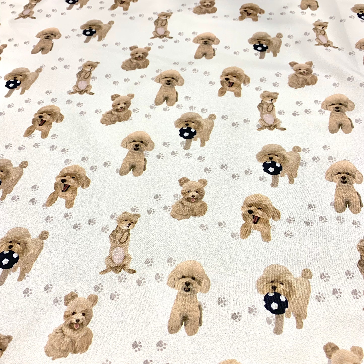 【K‧T FABRIC】貴婦狗 poodle waterproof fabric 防水布