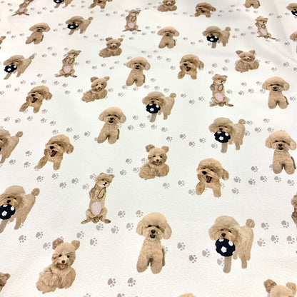 【K‧T FABRIC】貴婦狗 poodle waterproof fabric 防水布