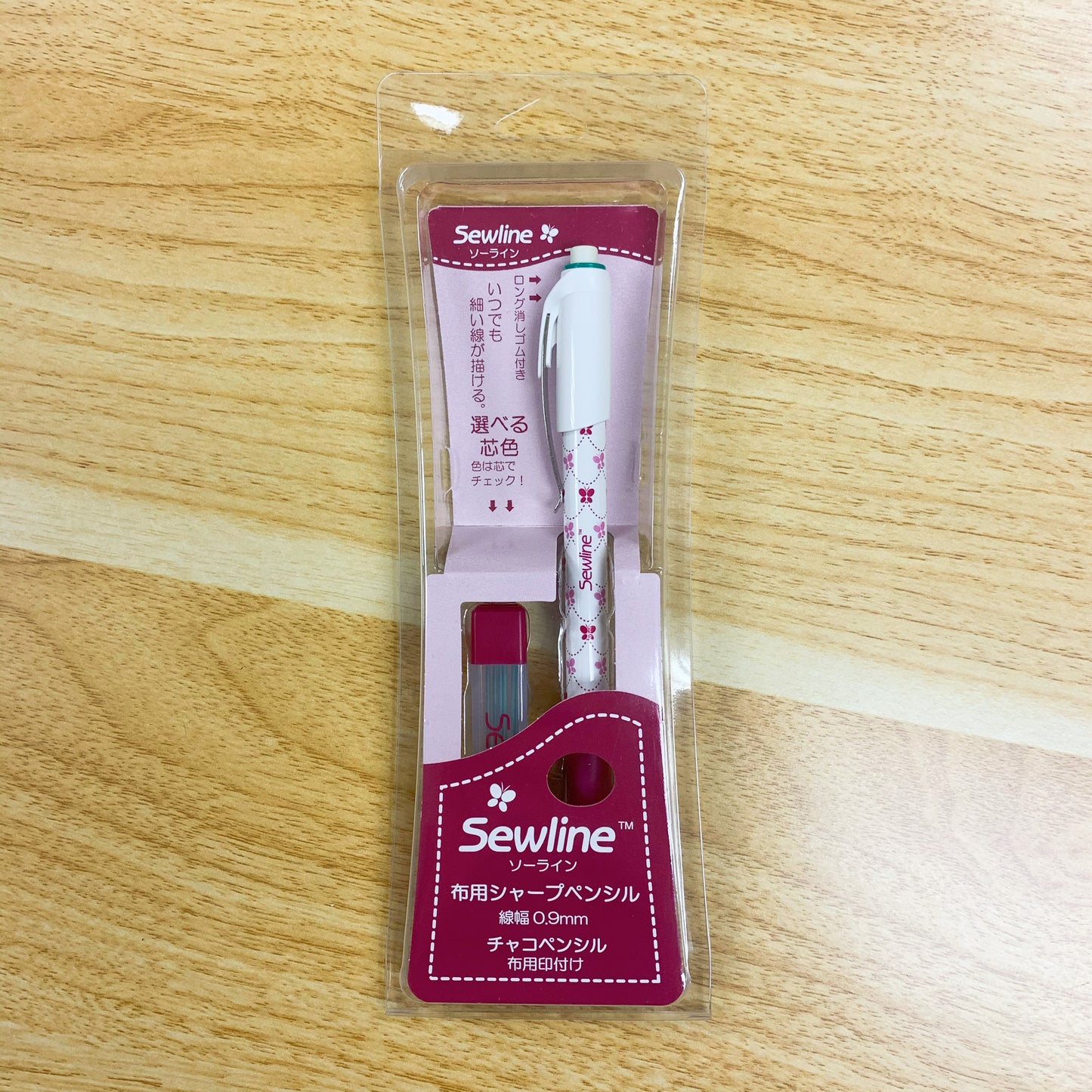 Sewline fabric pencil 布用鉛芯筆+1盒鉛芯