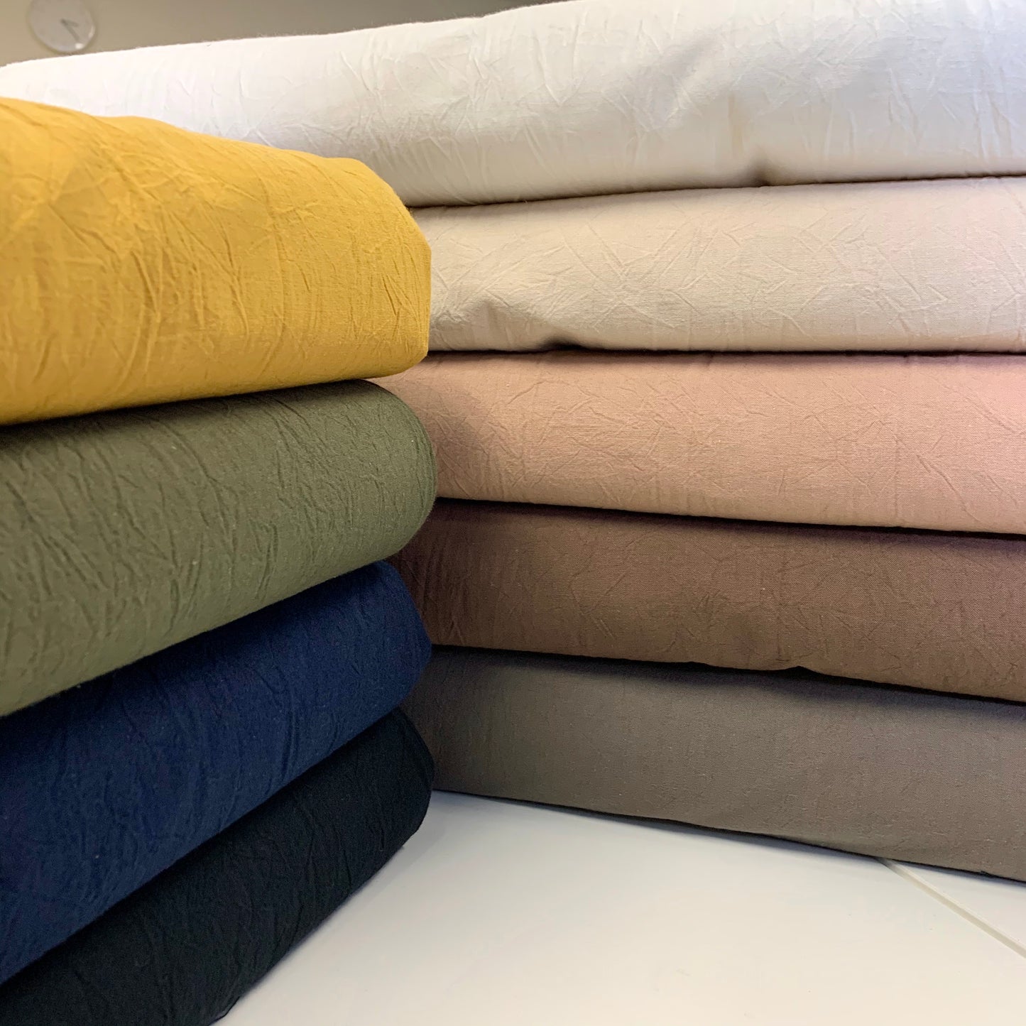 Japan | hand washer effect 手洗效果加工 | cotton dyed sheeting 純棉