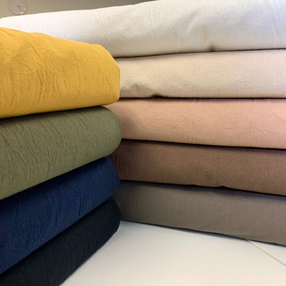 Japan | hand washer effect 手洗效果加工 | cotton dyed sheeting 純棉