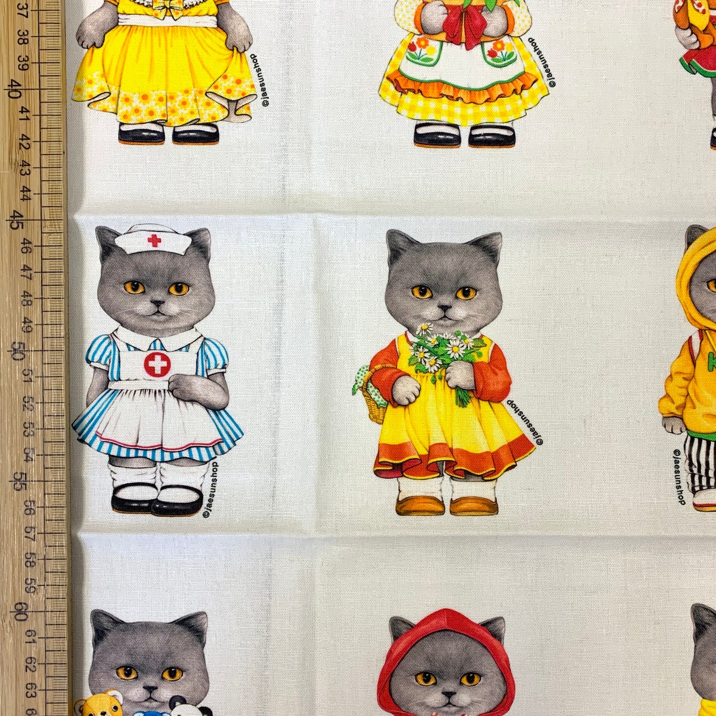 Unclecat 貓叔叔 | Russian Blue Cat Rubly mini | cotton linen 棉麻