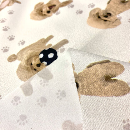 【K‧T FABRIC】貴婦狗 poodle waterproof fabric 防水布