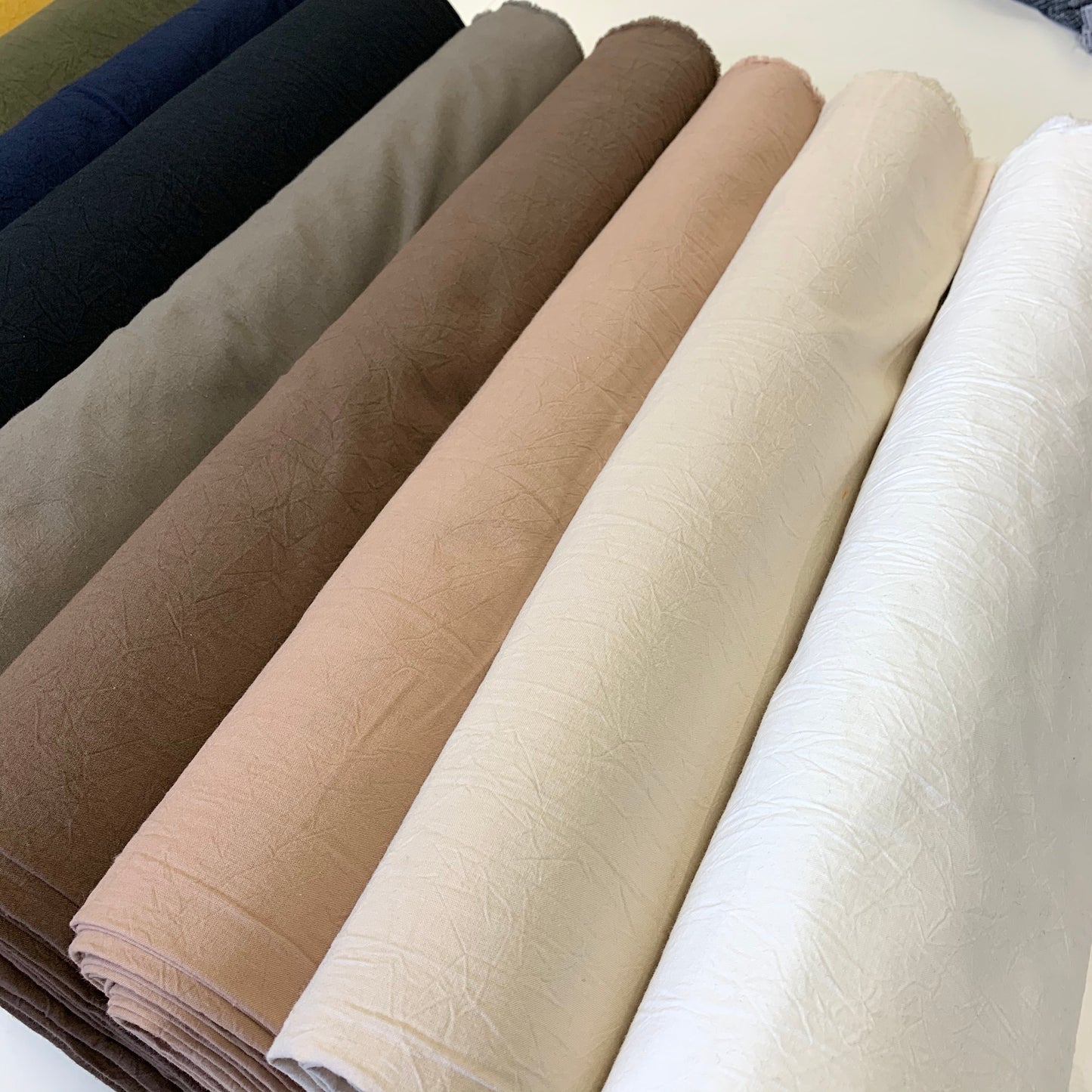 Japan | hand washer effect 手洗效果加工 | cotton dyed sheeting 純棉