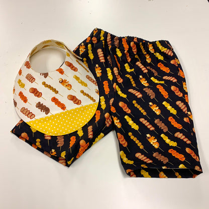 【K‧T FABRIC】香港街頭小食Hong Kong street-side snack cotton printed oxford 純棉