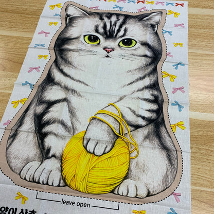 Unclecat 貓叔叔 | 毛線貓貓 cat panel 定位布