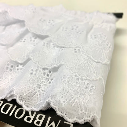 lace 蕾絲花邊 | 小花大蝴蝶結刺繡蕾絲花邊 No.5068