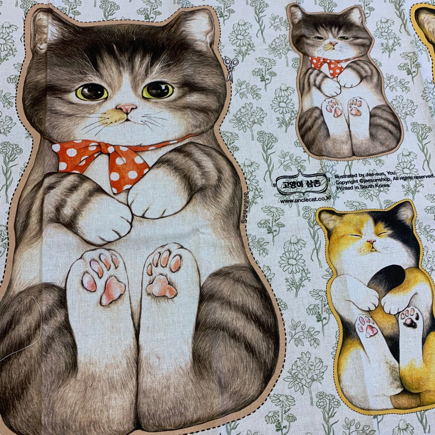 Unclecat 貓叔叔 | TWO CATS Volume.3 | cotton linen 棉麻