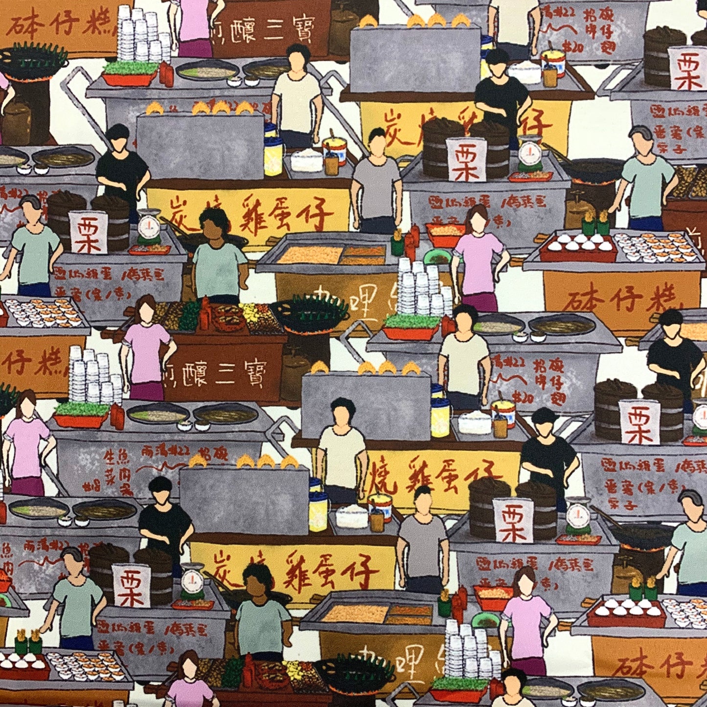 【K‧T FABRIC】車仔檔 mobile stalls waterproof fabric 防水布