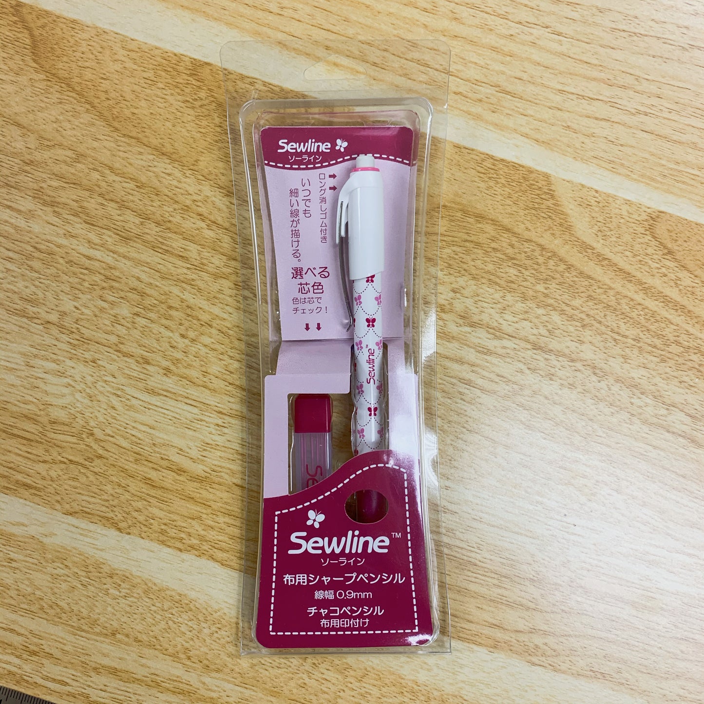 Sewline fabric pencil 布用鉛芯筆+1盒鉛芯