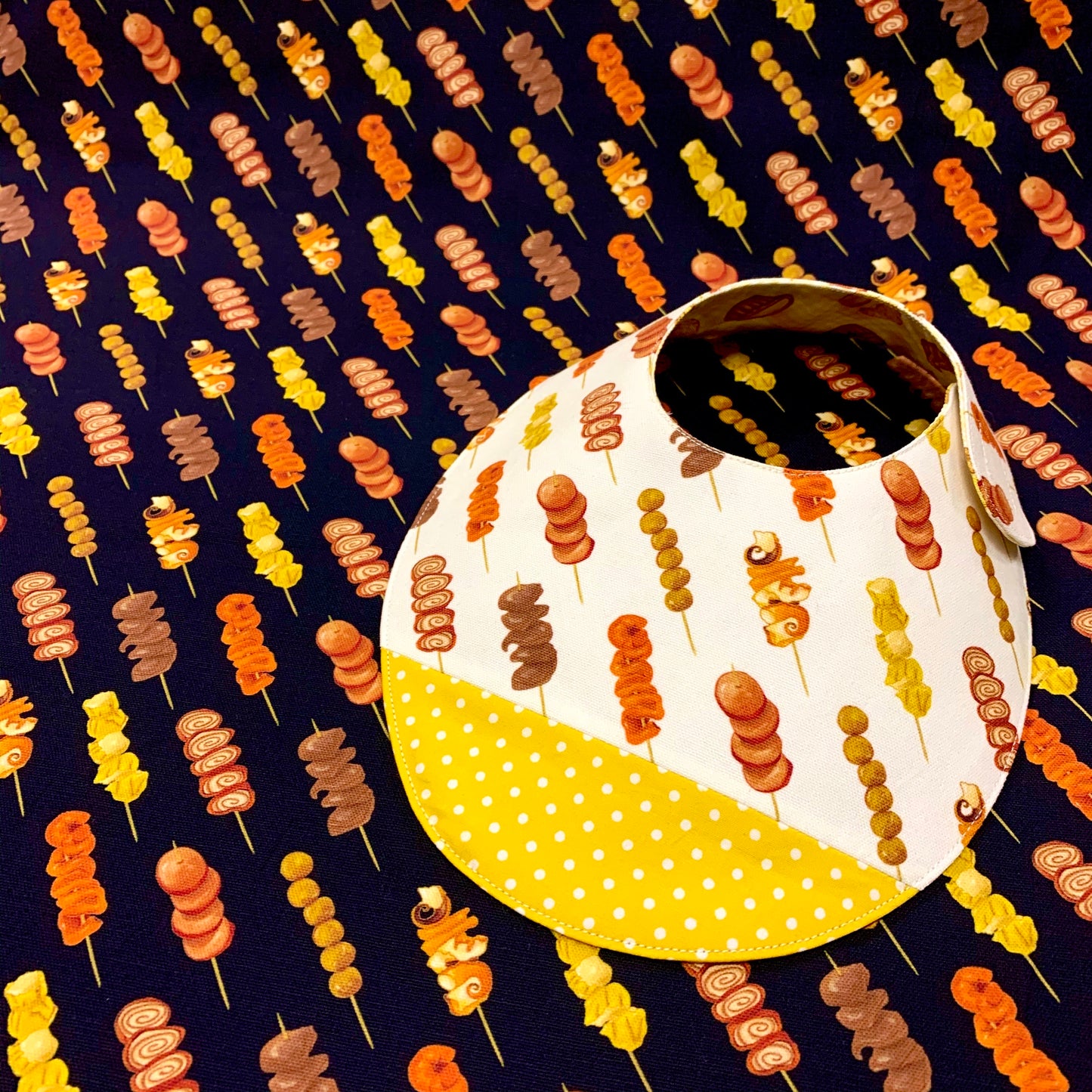 【K‧T FABRIC】香港街頭小食Hong Kong street-side snack cotton printed oxford 純棉