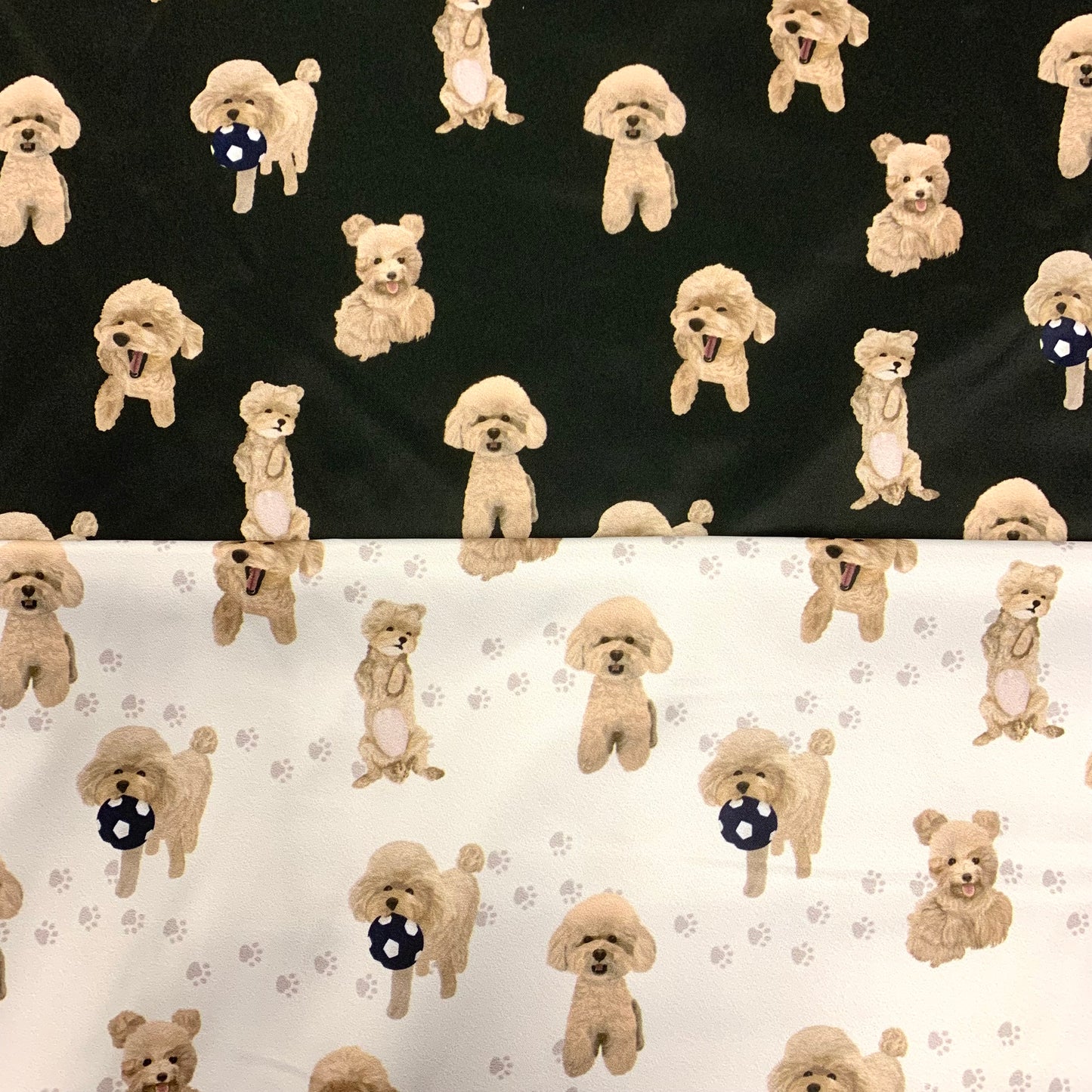 【K‧T FABRIC】貴婦狗 poodle waterproof fabric 防水布