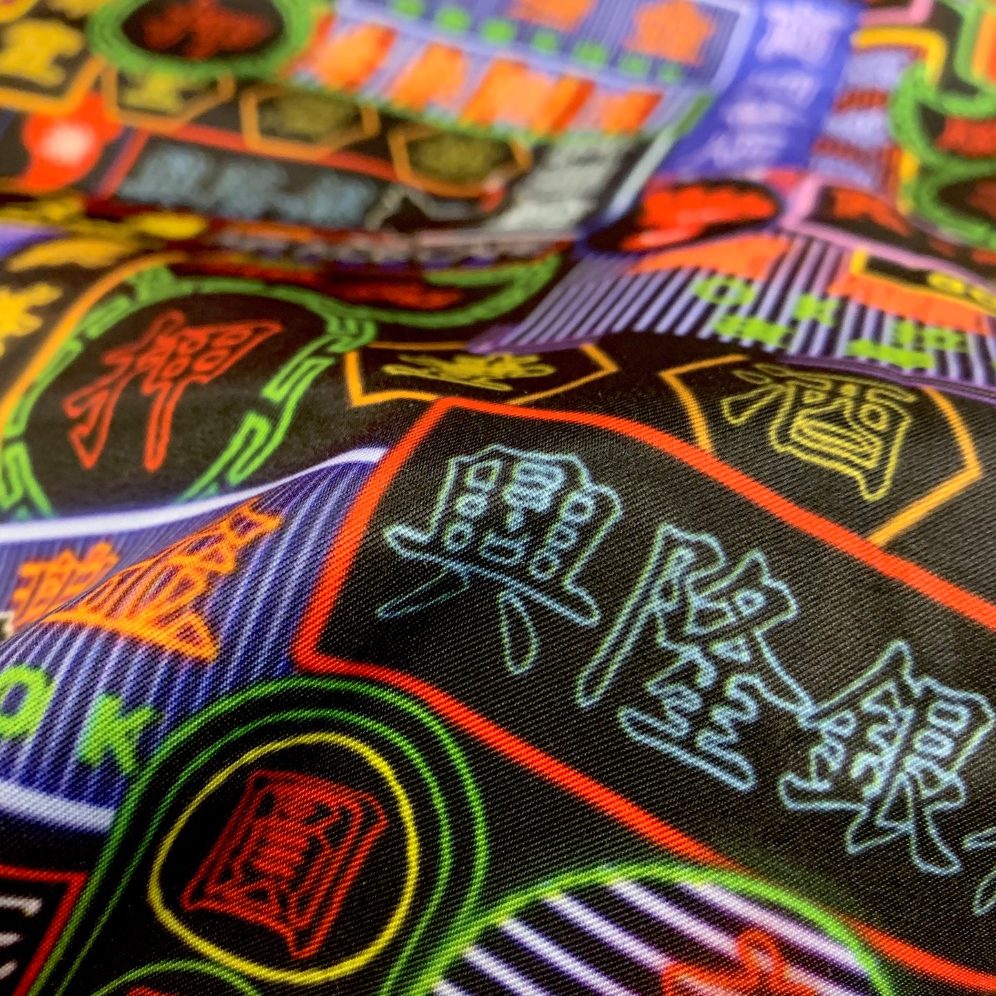 【K‧T FABRIC】霓虹燈 neon signs waterproof fabric 防水布