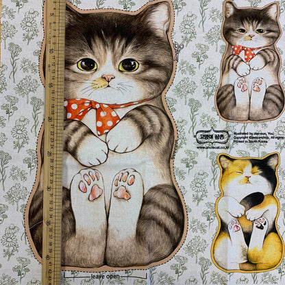 Unclecat 貓叔叔 | TWO CATS Volume.3 | cotton linen 棉麻