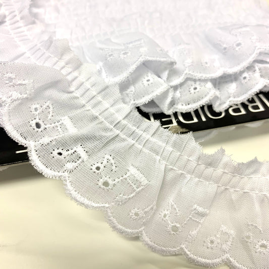 lace 蕾絲花邊 | 音符刺繡蕾絲花邊 No.5214