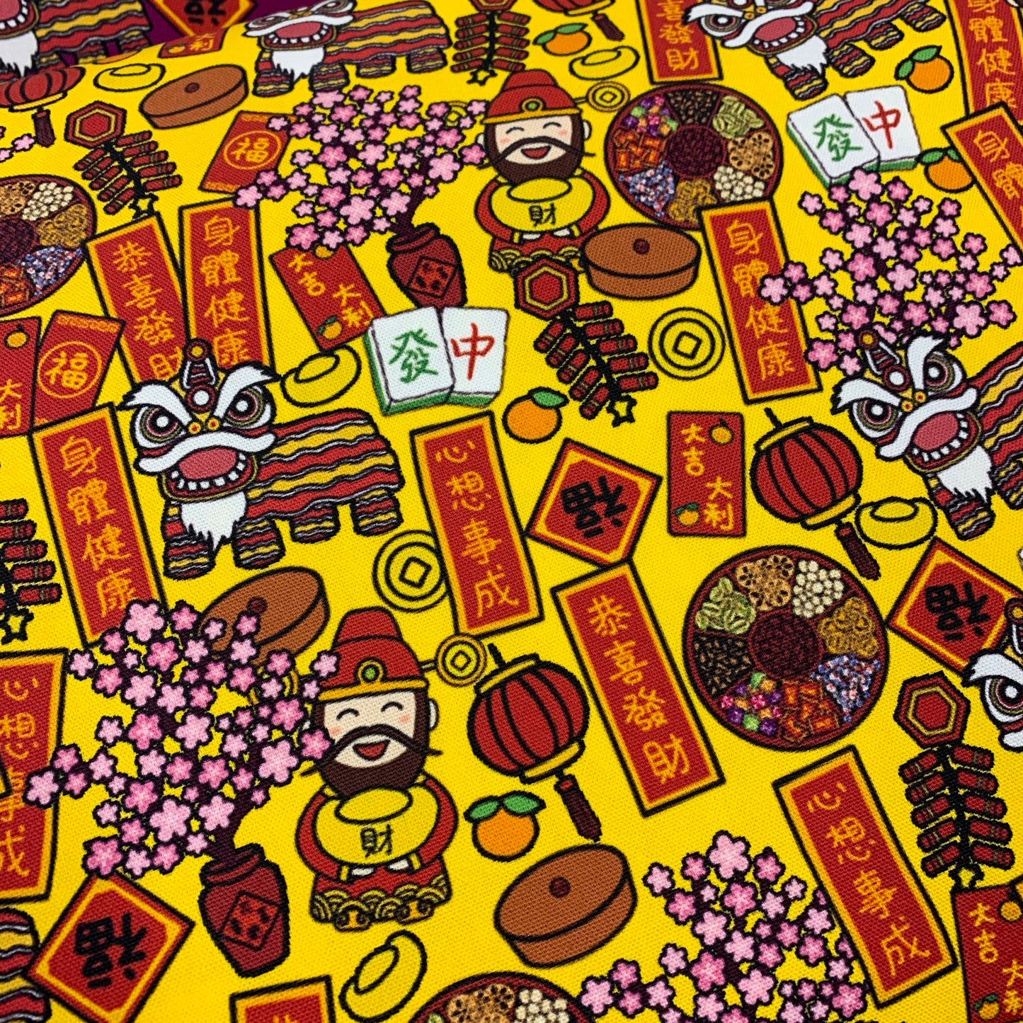 【K‧T FABRIC】農曆新年Chinese new year cotton printed sheeting 純棉