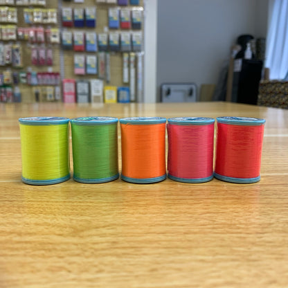 [日本] Fujix #60 縫紉線(一般布使用) 螢光色