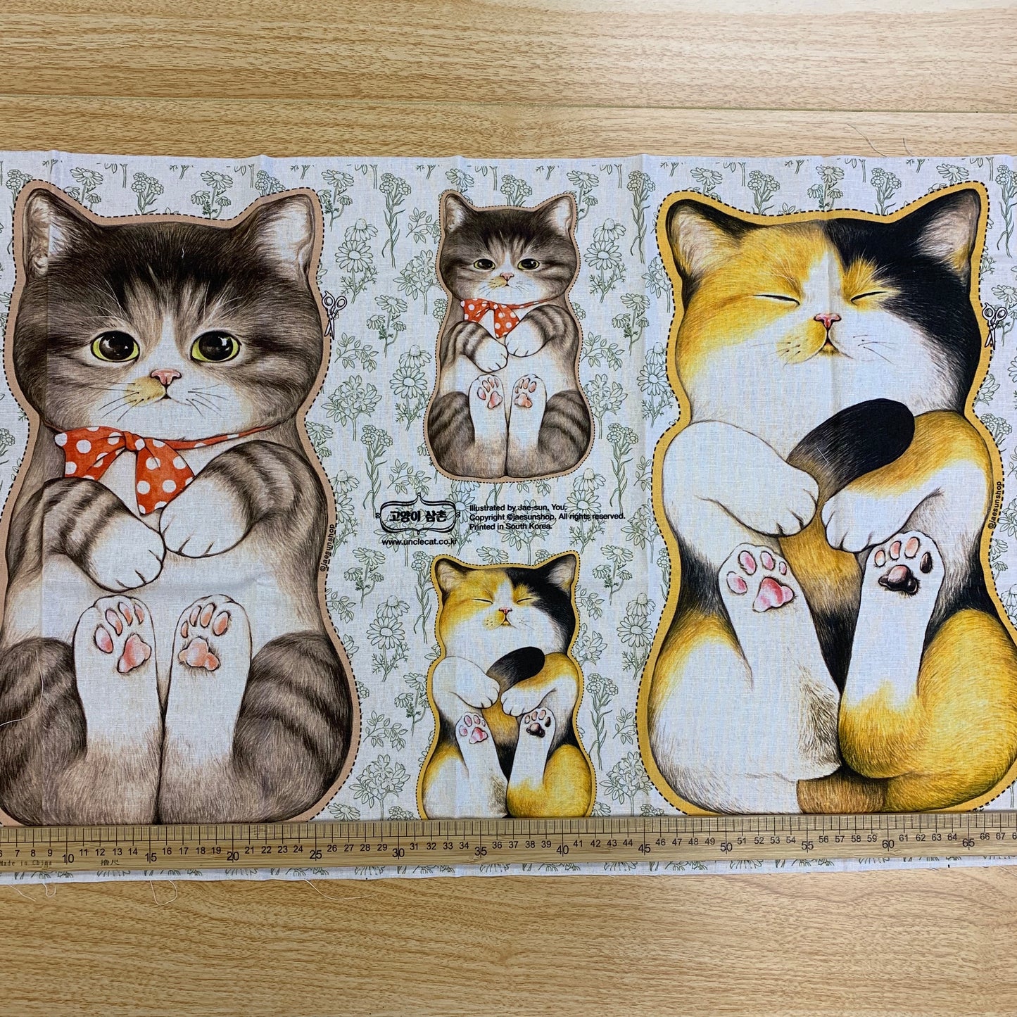 Unclecat 貓叔叔 | TWO CATS Volume.3 | cotton linen 棉麻