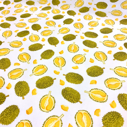【K‧T FABRIC】小榴槤durian cotton printed oxford 純棉