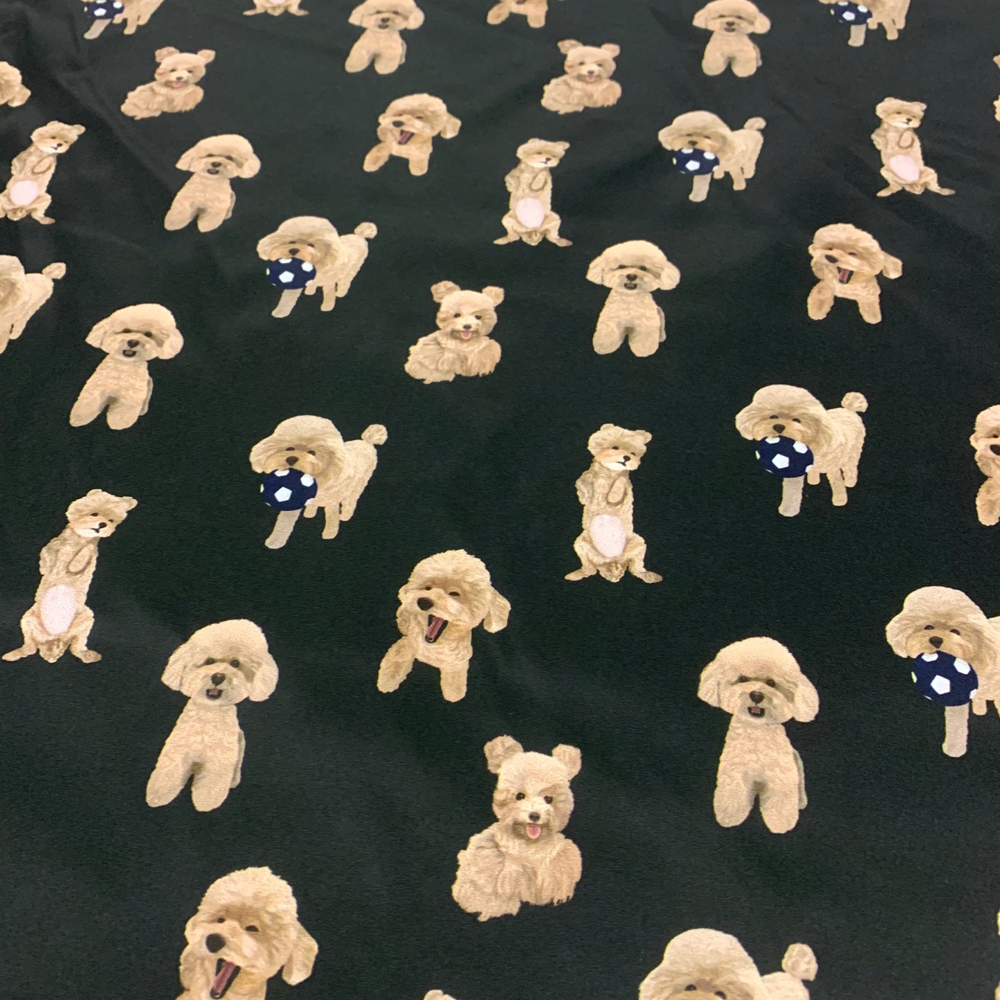 【K‧T FABRIC】貴婦狗 poodle waterproof fabric 防水布