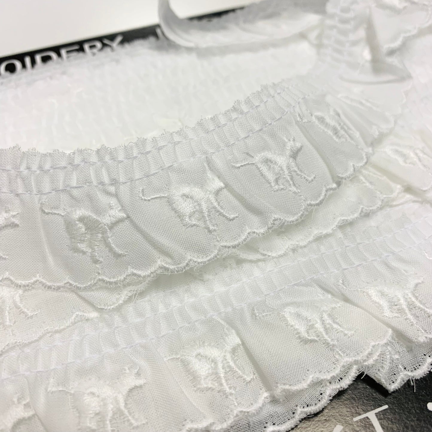 lace 蕾絲花邊 | 貓貓刺繡蕾絲花邊 No.5172