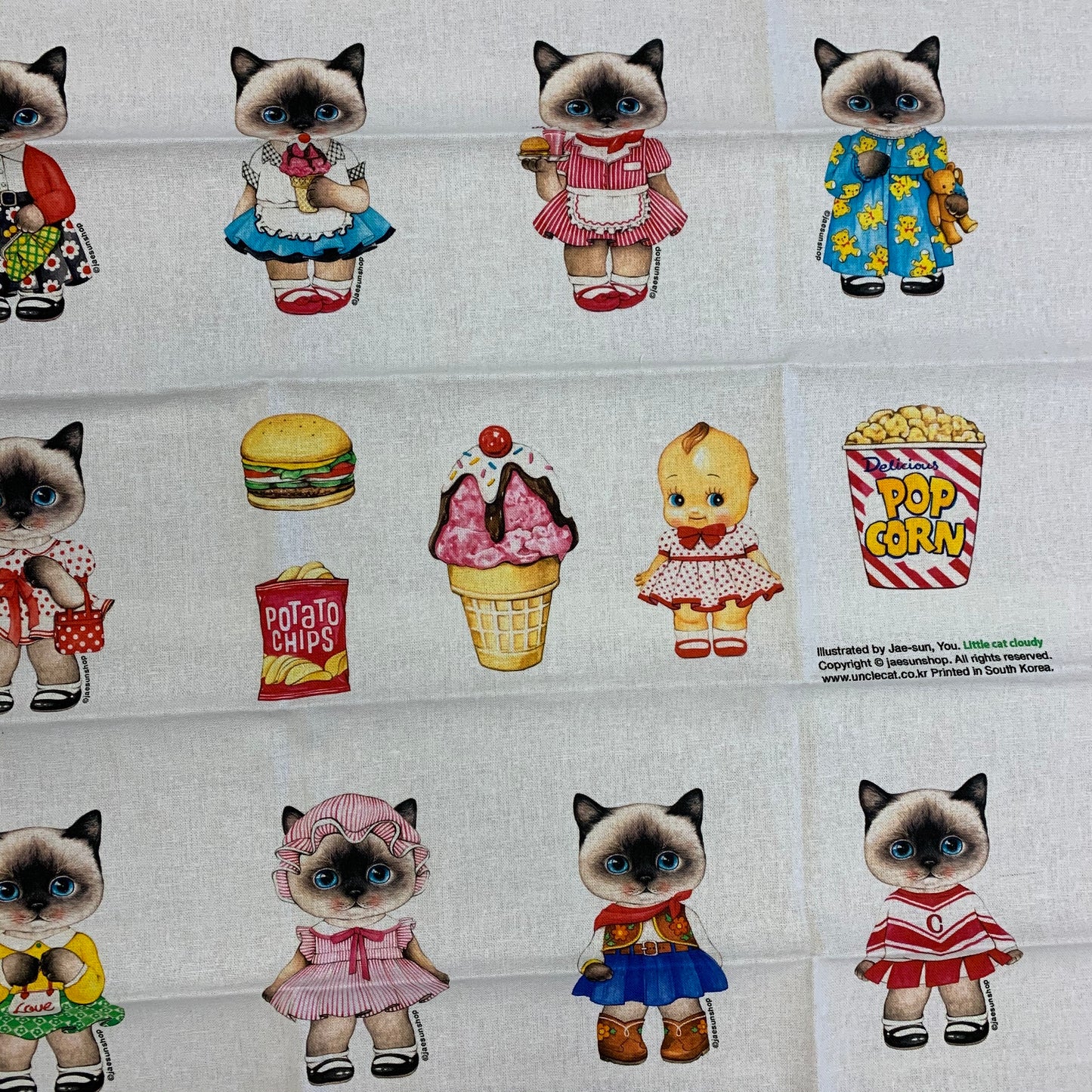 [韓國] 貓叔Unclecat mini KLAUDY定位棉麻布