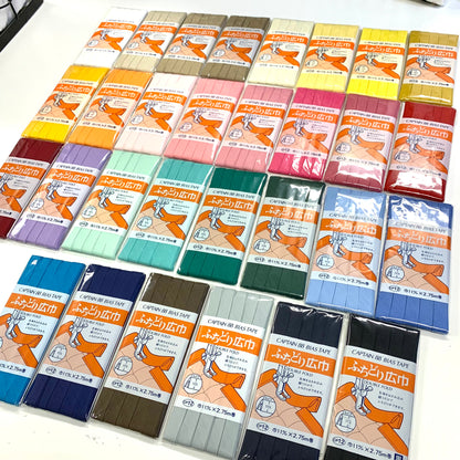 Japan │Captain 88 Bias Tape 滾邊包邊條 11mm x 2.75m (30色)