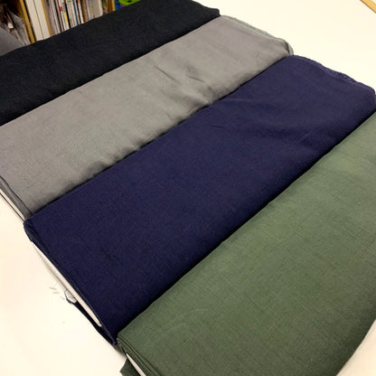 [日本] 淨色柔軟加工純麻布