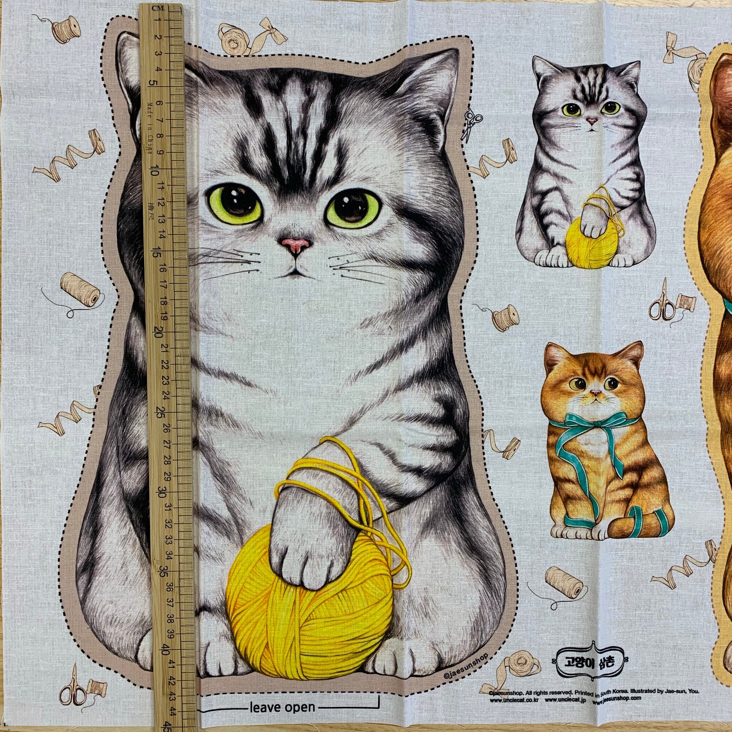 [韓國] 貓叔Unclecat TWO CATS Volume.2 定位棉麻布