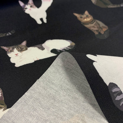 【K‧T FABRIC】唐貓cute moggie cotton printed oxford 純棉